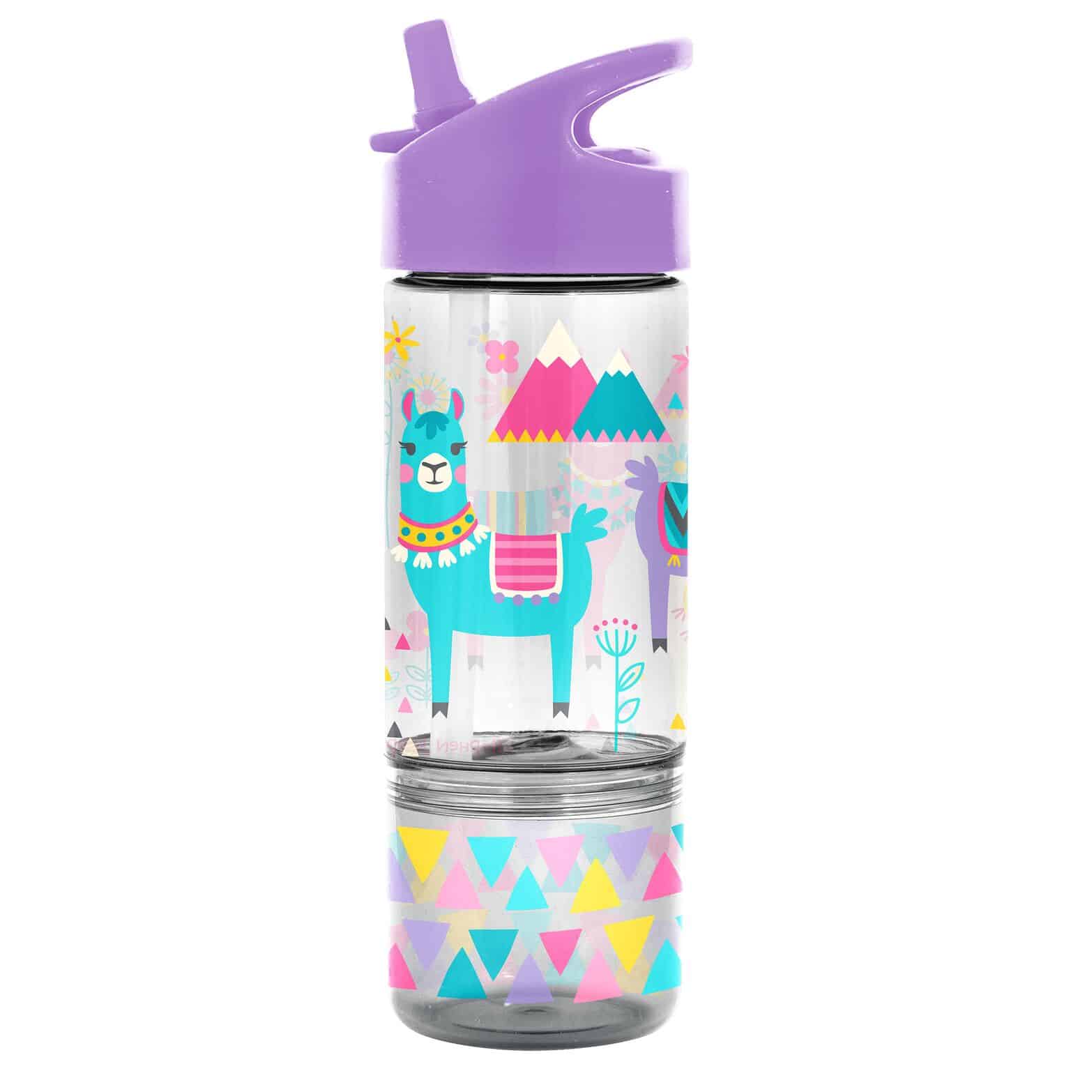 Flip Top Water Bottle 600ml - Unicorn Sky - Sweet Dreams